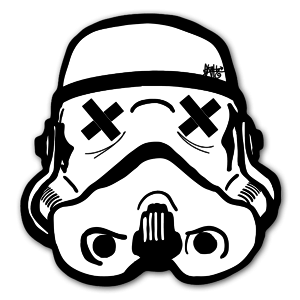 sloth vader sticker