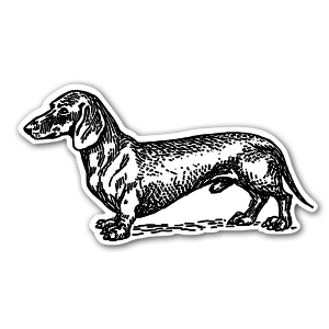 gravhunde klistermærker etiketter stickers